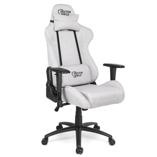 Scaun Gaming Doctor Shield Air Force, Stea Metalica, Textil Gri