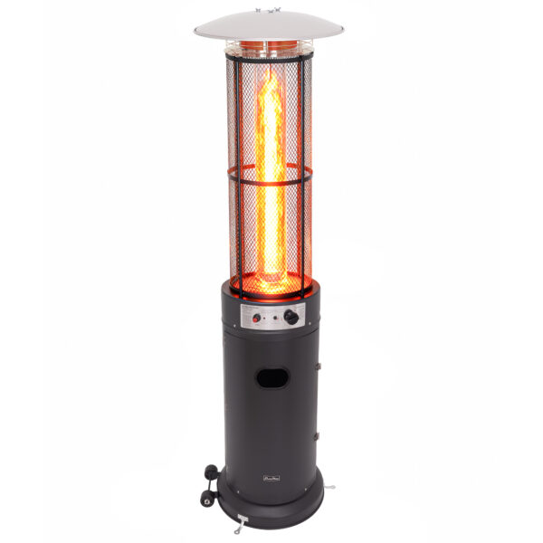 Incalzitor Terasa pe Gaz Profesional Doctor Home, 13000W, Solaris - Negru Mat