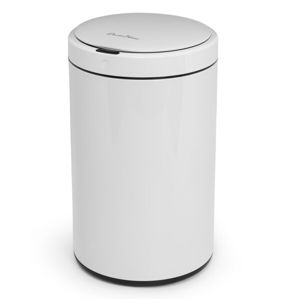 Cos de Gunoi Smart, Doctor Home Siri, Senzor de Miscare, Otel Inoxidabil, 12L - Alb