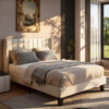 CADRU pat metalic doctor home cloud tapitat 140x200
