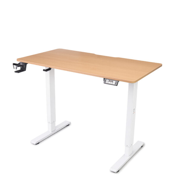 Birou Electric Reglabil pe Inaltime, Dr.Shield Nova, 110 x 60 x 70 CM, Mouse Pad Inclus - Stejar Deschis